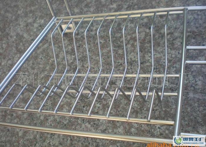 廚房用具不銹鋼雙層微波爐碗盆架置物架(4)圖高清圖片-世界工廠網(wǎng)