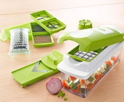 nicer dicer plus 多功能切菜器 沙拉機(jī) 廚房用品 12件套合一價(jià)格 廠(chǎng)家 圖片